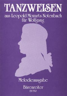 Mélodies de danses du petit livre de Leopold Mozart pour Wolfgang 
