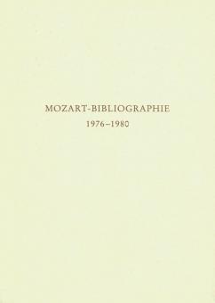 Mozart-Bibliographie. 1976-1980 