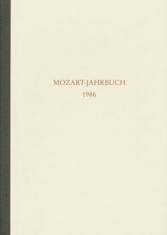Mozart-Jahrbuch 1986 