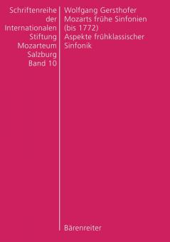 Mozarts frühe Sinfonien (bis 1772) 