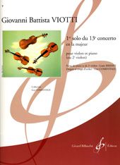 1er Solo du 13e Concerto en la Majeur 