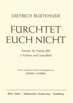 Fürchtet euch nicht BuxWV 30 
