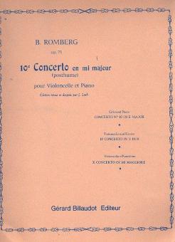 Concerto No. 10 en Mi Majeur op. 75 