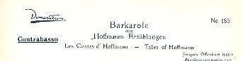 Barcarole Standard