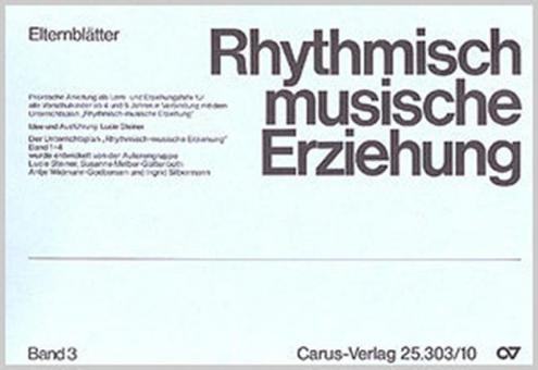 Education rythmique et musicale (Tome 3 pour le professeur) 