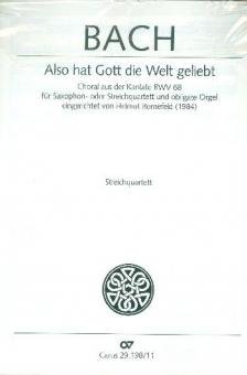 Also hat Gott die Welt geliebt 