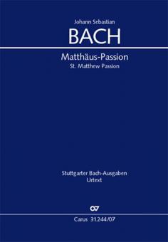 Passion selon Saint Matthieu 
