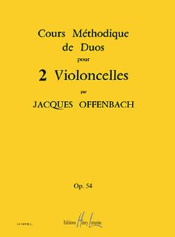 Cours méthodique de duos pour deux violoncelles Op. 54 
