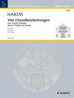 Quatre préludes de chorals Standard