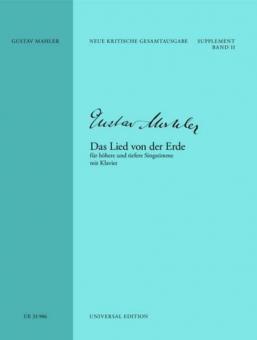Das Lied von der Erde Supplement Bd. II 