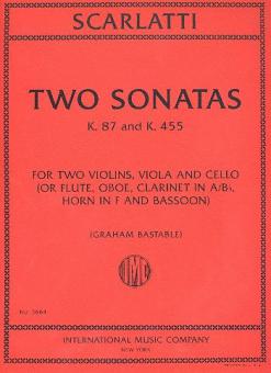 Two Sonatas K.87 u. K.455 
