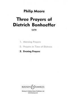 3 Prayers Of Dietrich Bonhoeffer No. 3 