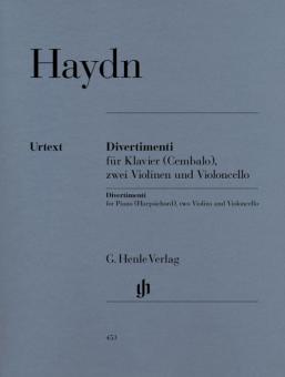 Divertimenti pour piano (clavecin) avec deux violons 