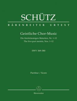 Geistliche Chor-Music SWV 369-380 Standard