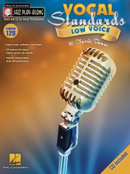 Jazz Play-Along Vol. 128: Vocal Standards (Low Voice) 