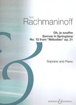 Mélodies op. 21 no 12 