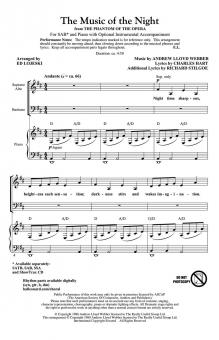 The Music Of The Night Standard