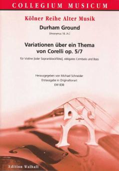 Variationen über ein Thema von Corelli op. 5/7 