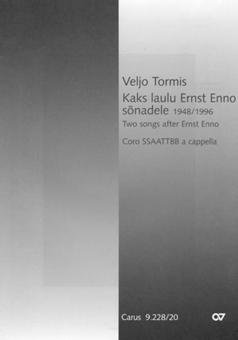 2 chants sur des paroles de Ernst Enno 