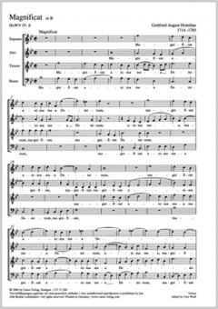 Magnificat en si bémol majeur 