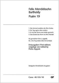 Psalm 19 'Die Himmel erzählen' Standard