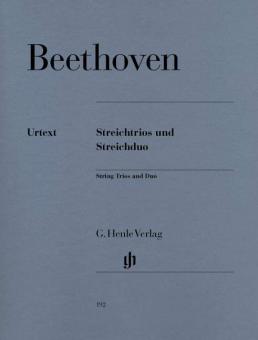 Trios à cordes et duo à cordes op. 3, 8 und 9 WoO 32 