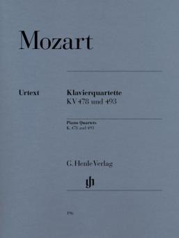 Quatuors avec piano KV 478 und 493 