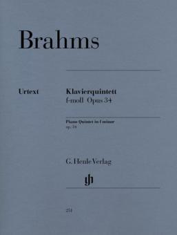 Quintetteavec piano en fa mineur op. 34 