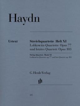 Quatuor à cordes Quartuors Lobkowitz et dernier quatuor op. 77 u. 103 Vol. 11 