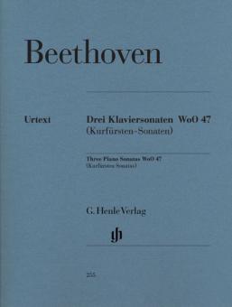 3 Sonates pour piano Kurfürstensonaten WoO 47 