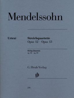 Quatuors à cordes op. 12 und 13 
