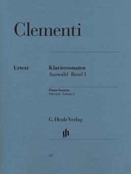 Sonates choisies pour piano (1768-1785) Vol. 1 