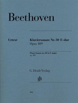 Sonate pour piano en mi majeur op. 109 
