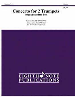 Concerto For Two Trumpets (transposed into B-Flat) 