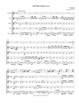 Oh! Had I Jubal's Lyre 