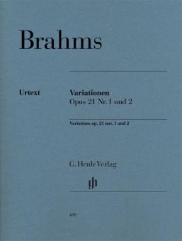 Variations op. 21/1&2 