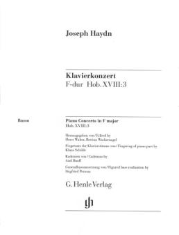Concerto en fa majeur Hob. XVIII:3 