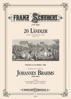 20 Ländler für Pianoforte (4-händig) 