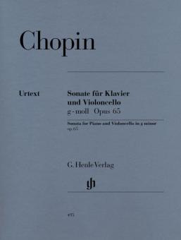 Sonate pour violoncelle et piano en sol mineur op. 65 