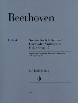 Sonate en fa majeur pour piano et cor (ou violoncelle) op. 17 