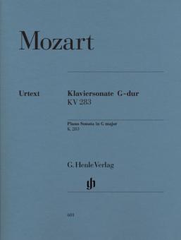 Sonate pour piano sol majeur KV 283 (189h) 