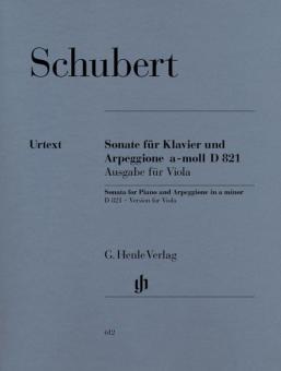 Sonate pour piano et arpeggione en la mineur D 821 (op. post.) 