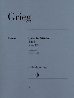 Pièces lyriques premier cahier op. 12 Vol. 1 