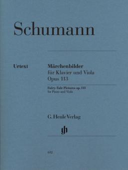 Märchenbilder pour alto et piano op. 113 