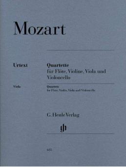 Quatuor avec flûte pour flûte, violon, alto et violoncelle 
