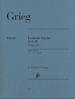 Pièces lyriques premier cahier op. 43 Vol. 3 