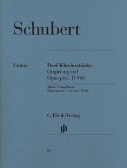 3 pièces pour piano - Impromptus - posthumes (revidierte Ausgabe) 