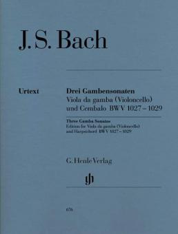 Sonates pour viole de gambe et clavecin BWV 1027-1029 