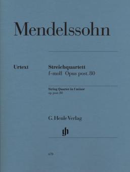 Quatuor à cordes en fa mineur op. post. 80 
