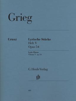 Pièces lyriques premier cahier op. 54 Vol. 5 